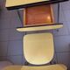 Vintage 1960s yellow straw and chrome formica set.
