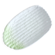 Ravier, small dish in slip, asparagus