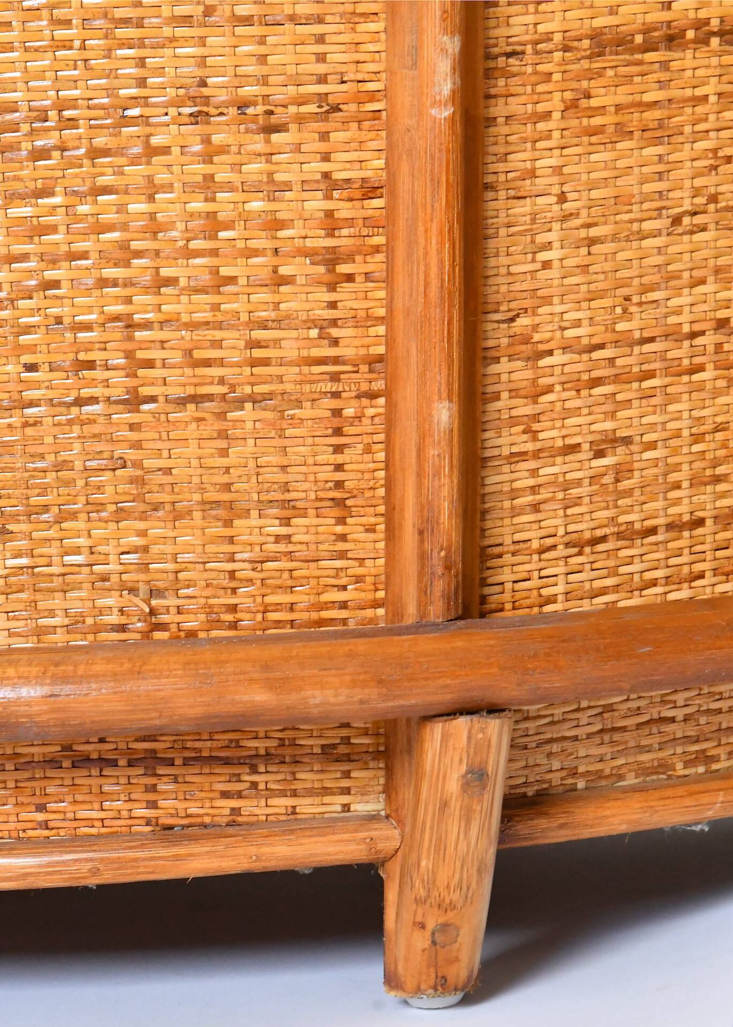 Vintage bar furniture with these two rattan stools from the 1960s/70s