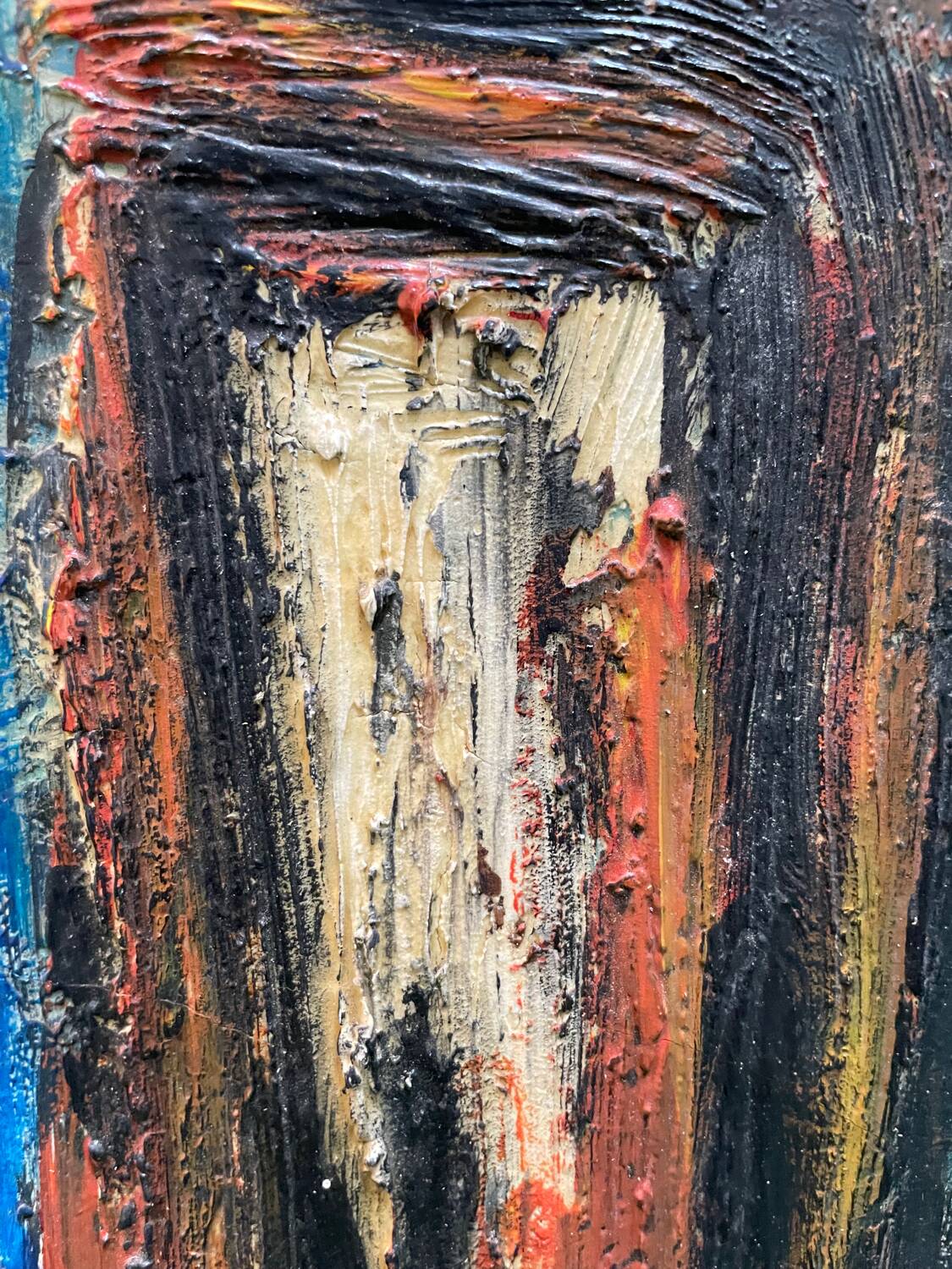 Still life painting with bottles 20th century