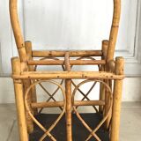 Rattan bottle holder