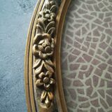 Old gilded wood frame