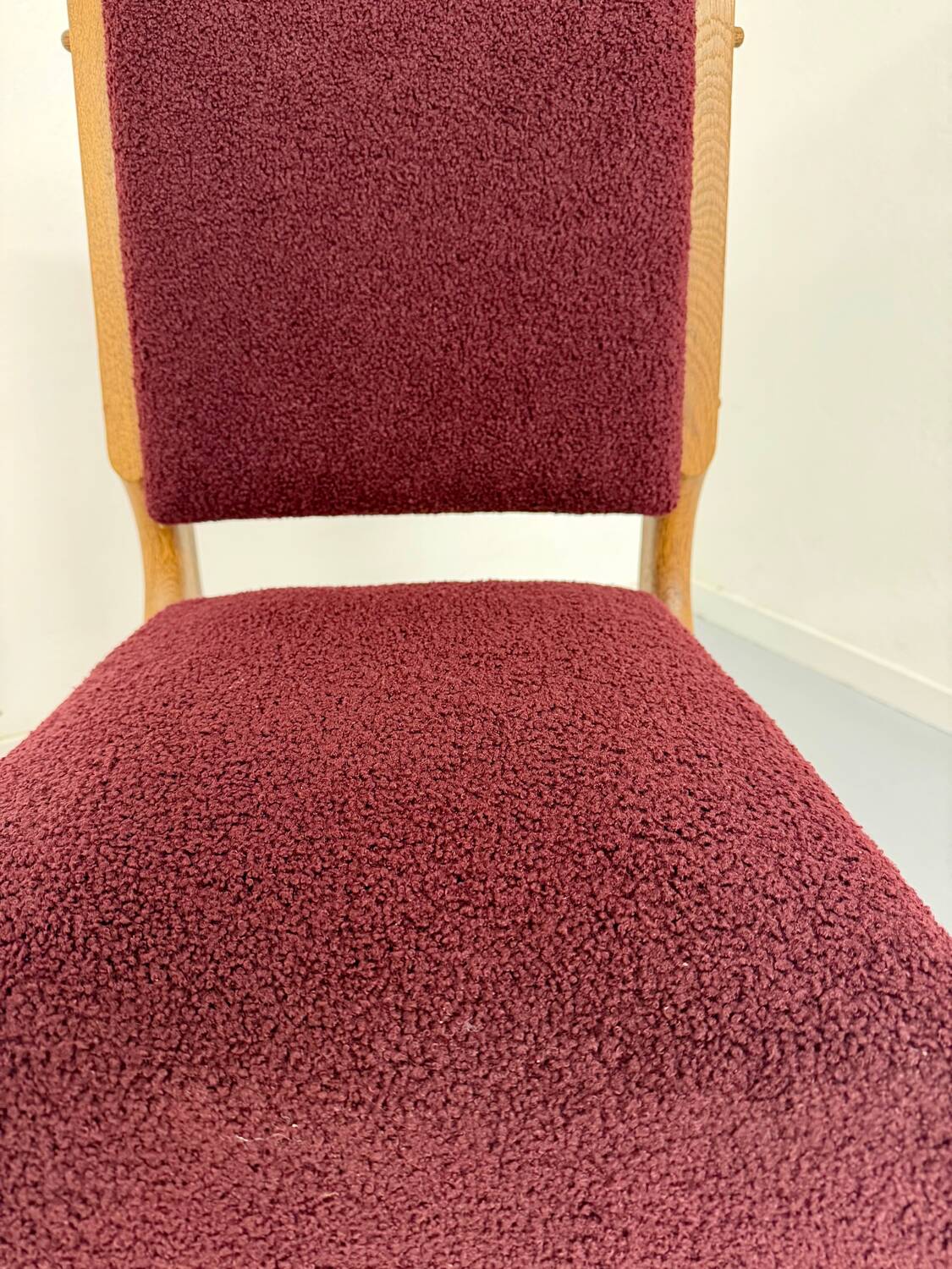 Vintage Guillerme & Chambron designer armchair from the 1960s