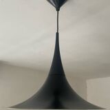 Vintage black metal pendant lamp