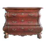 Bordeaux XV style chest of drawers in mahogany wood