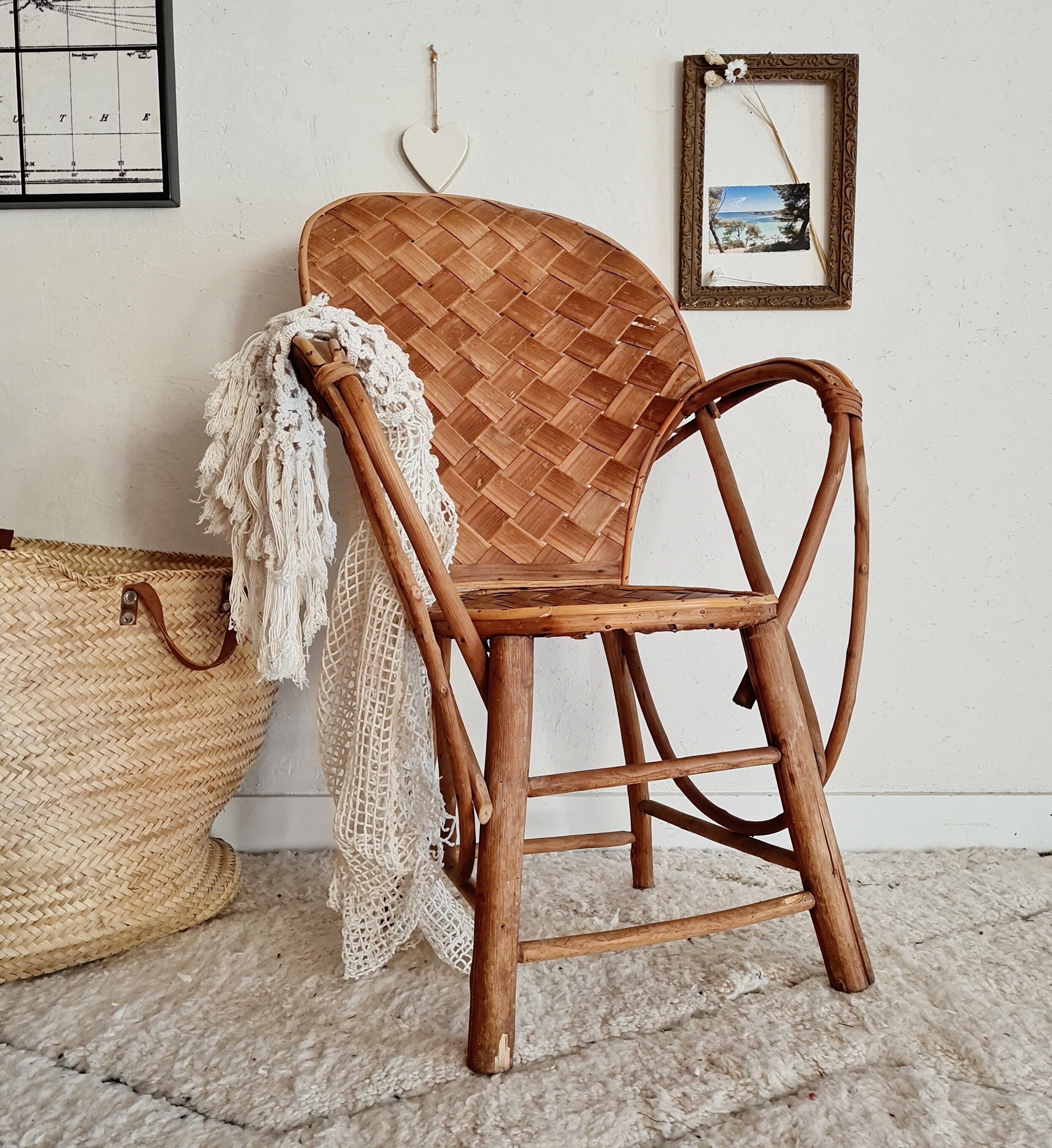 Fauteuil en bambou et bananier