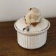 Terrine in faience, pig shape