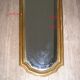 70s gilded wooden mirror 31x100cm