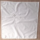 Embroidered tablecloth and 12 towels