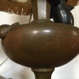 Pair of Auguste Moreau bedside lamps