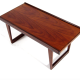 Vintage retro coffee table bench in Danish teak 60s 70s