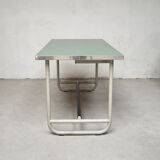 Old metal post desk, 1970