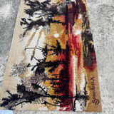 Tapisserie sérigraphie d’Aubusson Crépuscule de Gemmanick