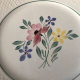 Fabiola Digoin Sarreguemines flat plates from the 50s
