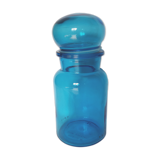 apothecary bottle blue glass jar