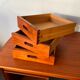 Scandinavian desk teak danish design 3 vintage drawers from the 60s