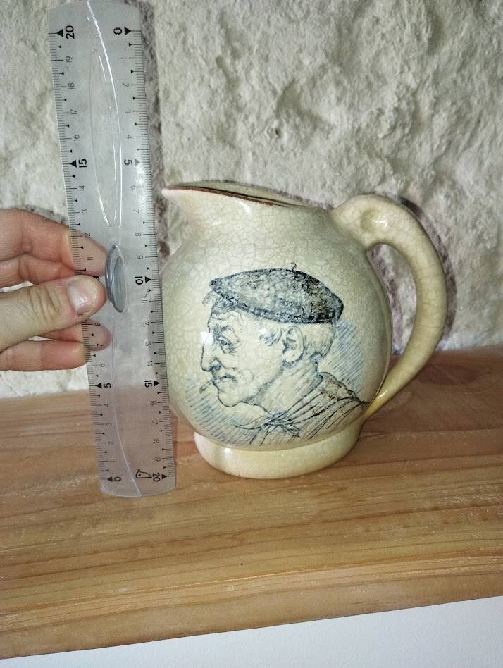 Ceramic jug signed Cazalac