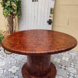 Thuya marquetry coffee table - Art Deco