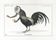 Chimère lithographie gravure animal - le coquandérou