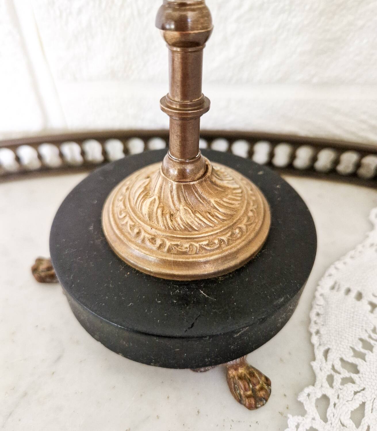 Pair of old XlX th century Napoleon III style candlesticks