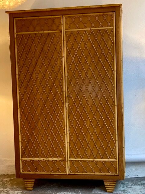 Rattan cabinet