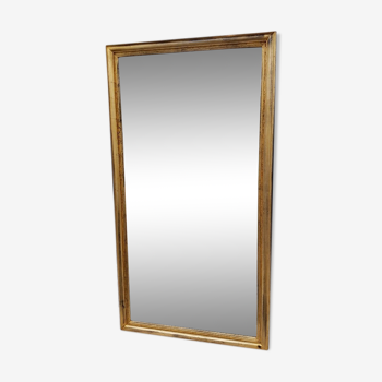 Miroir " doré patiné " classique et moderne  130 cm x 70 cm