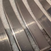 12 silver plated table knives, goldsmith SFAM, art deco style