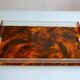 Acrylic plateau with tortoiseshell pattern Jansen Mercier Willy Rizzo