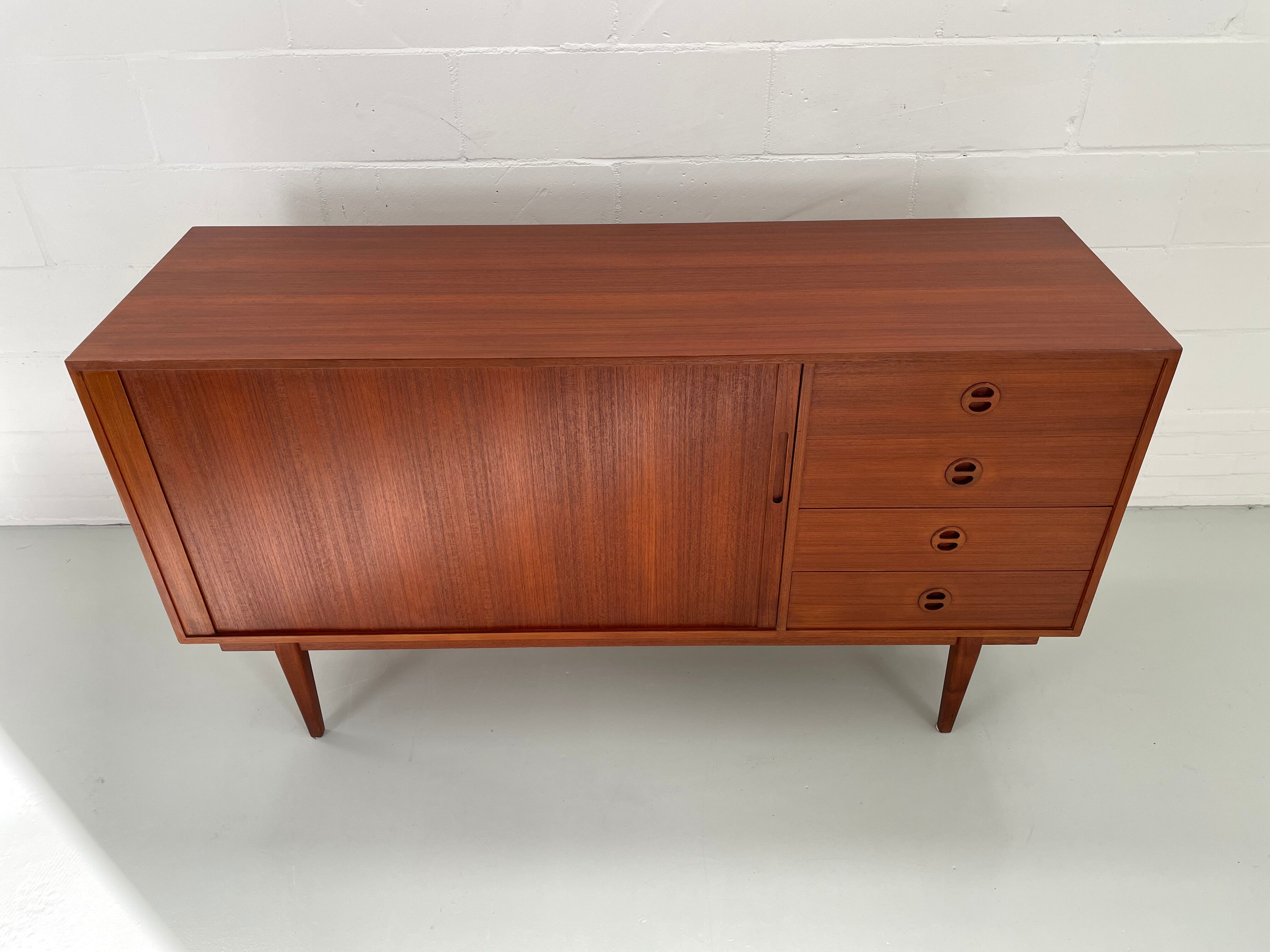 Svante Skogh  sideboard with one Tambour sliding door