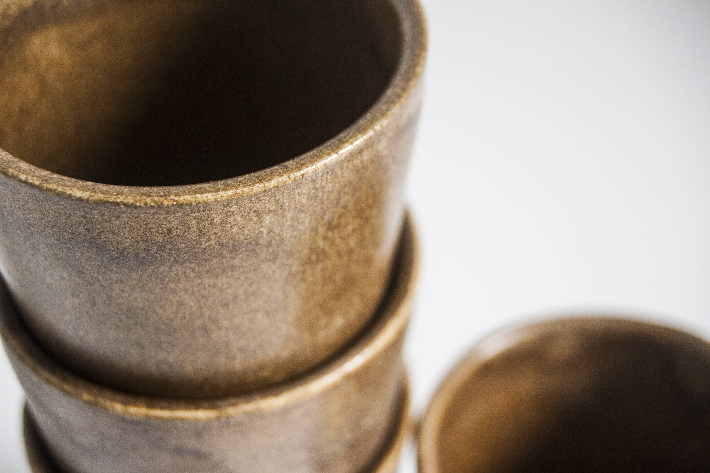 Stoneware Vintage x 6 glasses