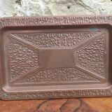 Old brass tray