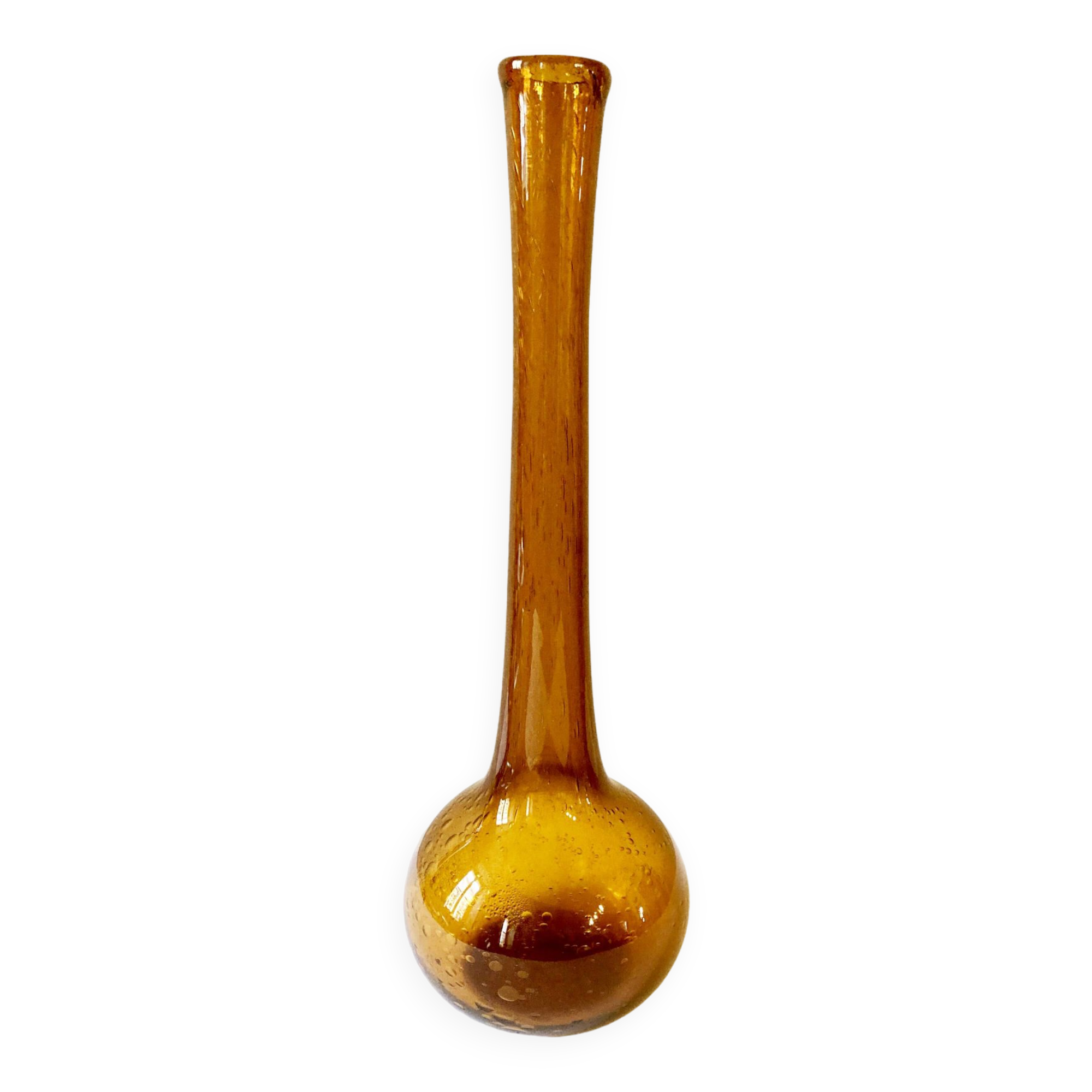 Biot bubble glass soliflore vase, 1950s
