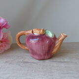 Miniature Potato Shaped Teapot Vintage Ceramic Chewable