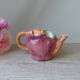 Miniature Potato Shaped Teapot Vintage Ceramic Chewable
