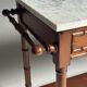 Table d'appoint en faux bambou vers 1900