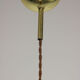 Vintage gold & opaline pendant lamp