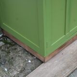 Renovated antique buffet – Herbarium Green (Libéron)