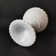White opaline chalice cut 15.5 cm