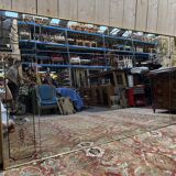 Large bistro mirror - Venetian Art Nouveau brasserie style