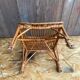 Children's Armchair Shell Antique Rattan 60s Vintage #C574