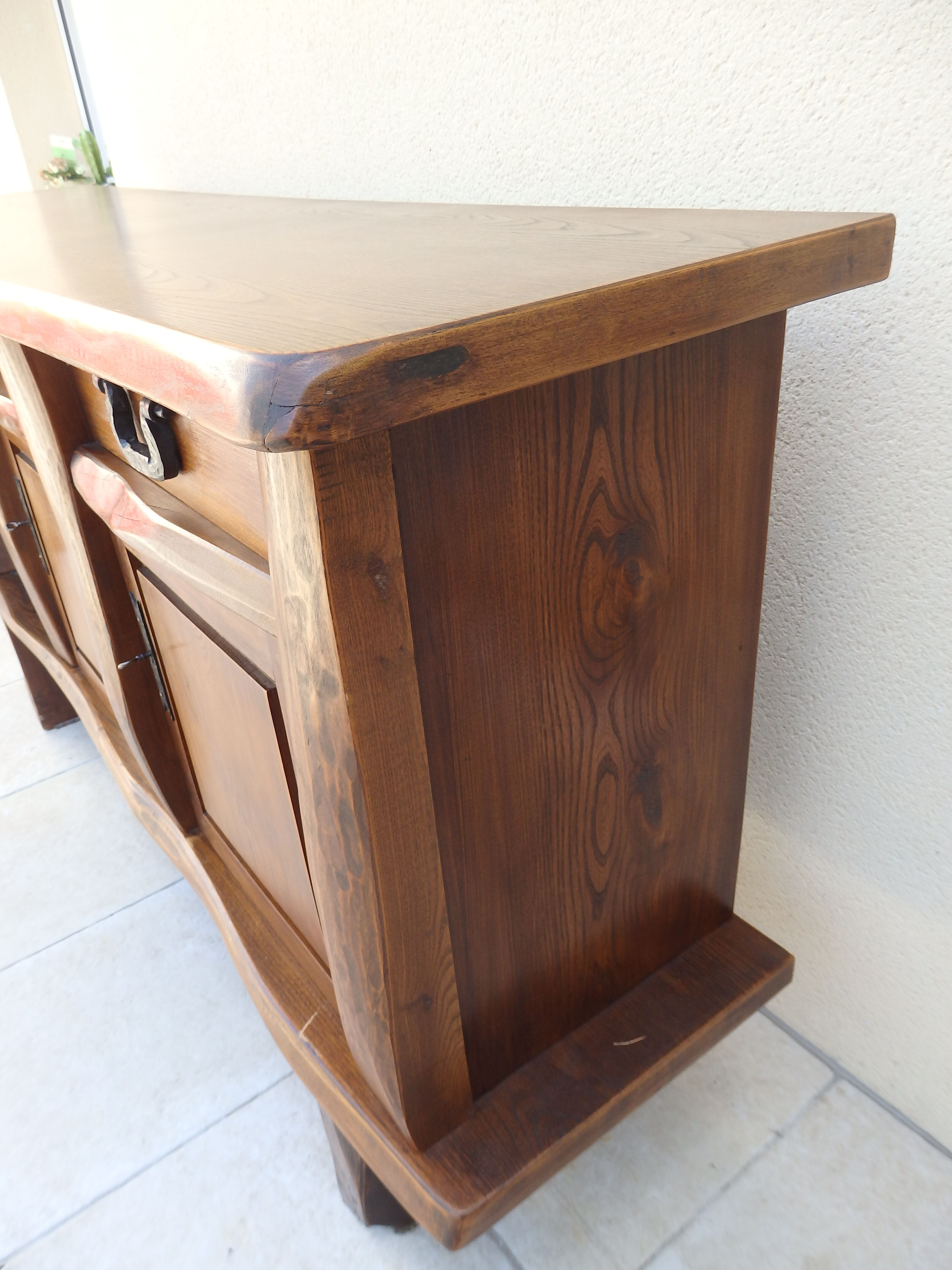 Rustic sideboard from the Aranjou brand, 70s/80s
