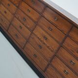 Large Art Deco Dutch Oak Apothecary / Filing Cabinet or Sideboard, 1930s