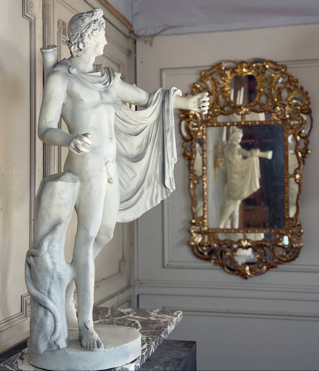 Apollo of the Belvedere, plaster cast after the Antique, around 1900