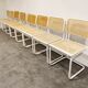 Set of 8 vintage Marcel Breuer Cesca chairs, made in italy, 1970s