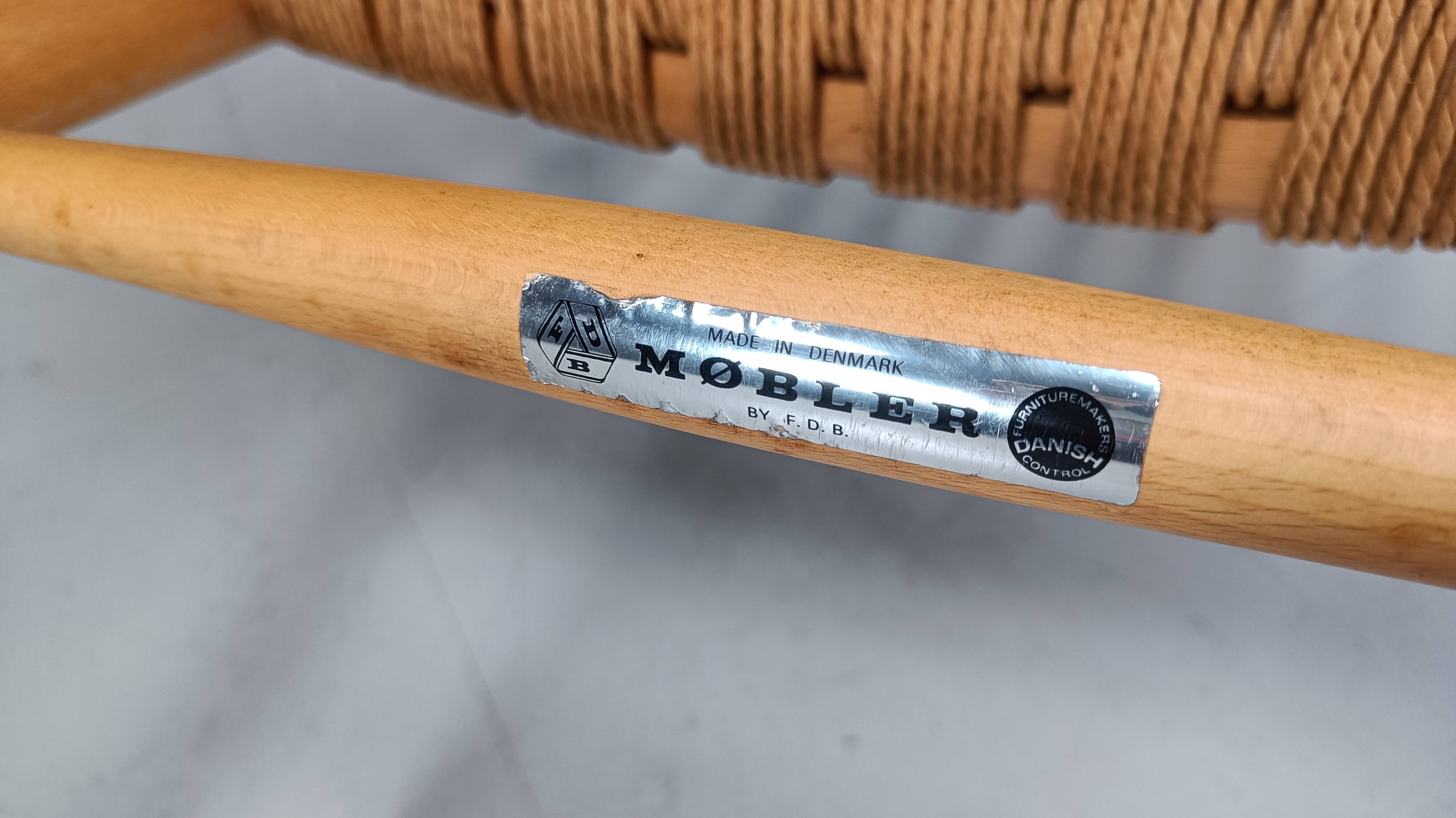 J16 rocking chair by Hans Wegner for FDB Mobler, 1960s