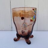 Cerise service with Legras brandy, Art Nouveau, Montjoye