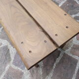 Oak cloakroom bench 247 cm