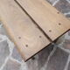 Oak cloakroom bench 247 cm