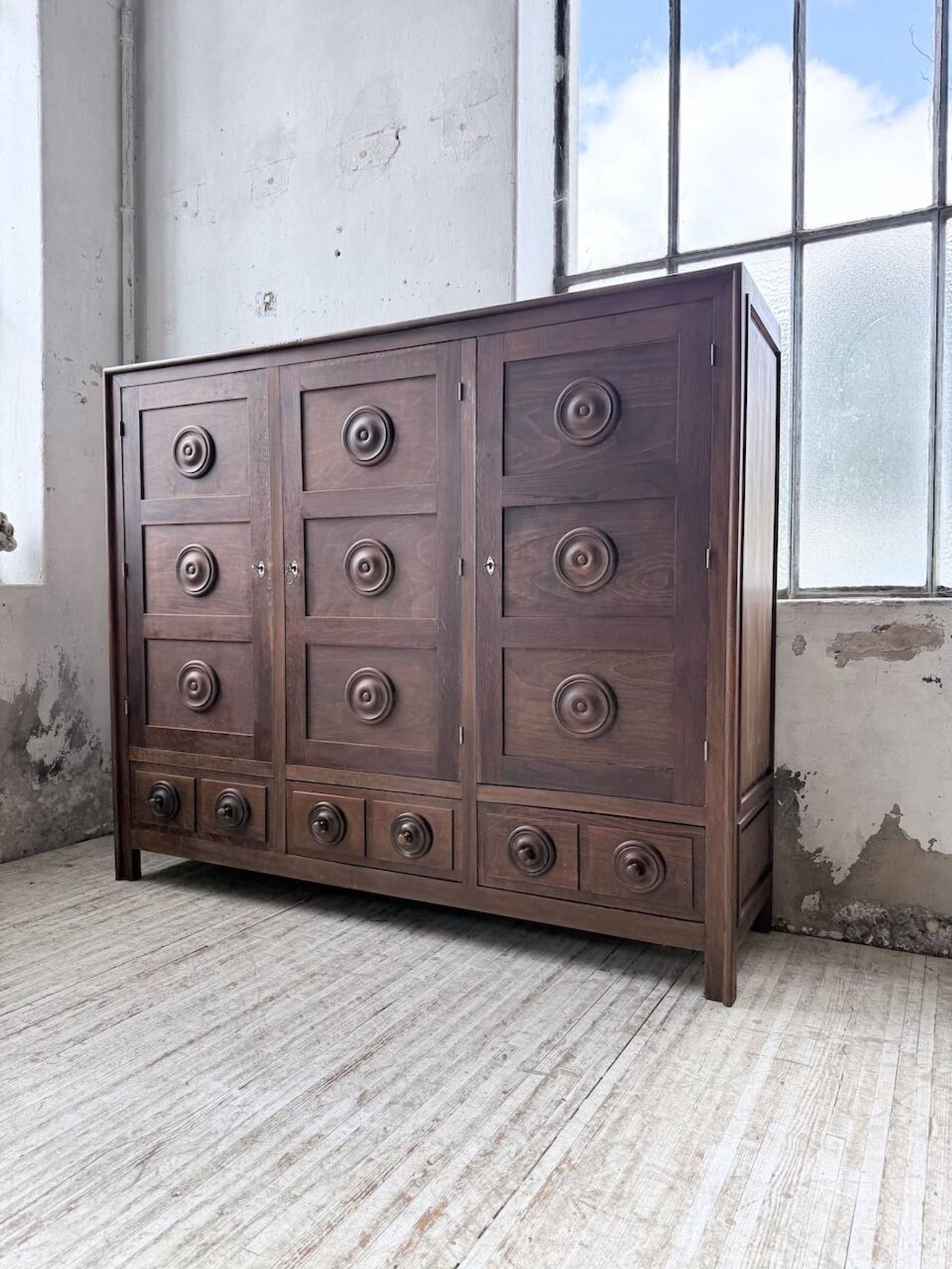 Oak wardrobe "Basque" Dudouyt