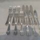 6 silver-plated fish cutlery sets 12p Christofle Atlantide